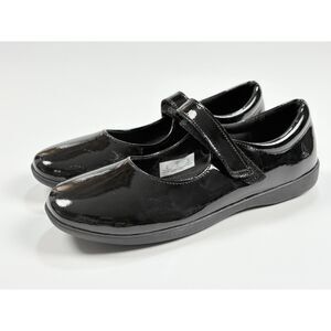 Girls Hush Puppies Mary Jane Shoes | Size 6 | Black Patent Leather Dress Shoes